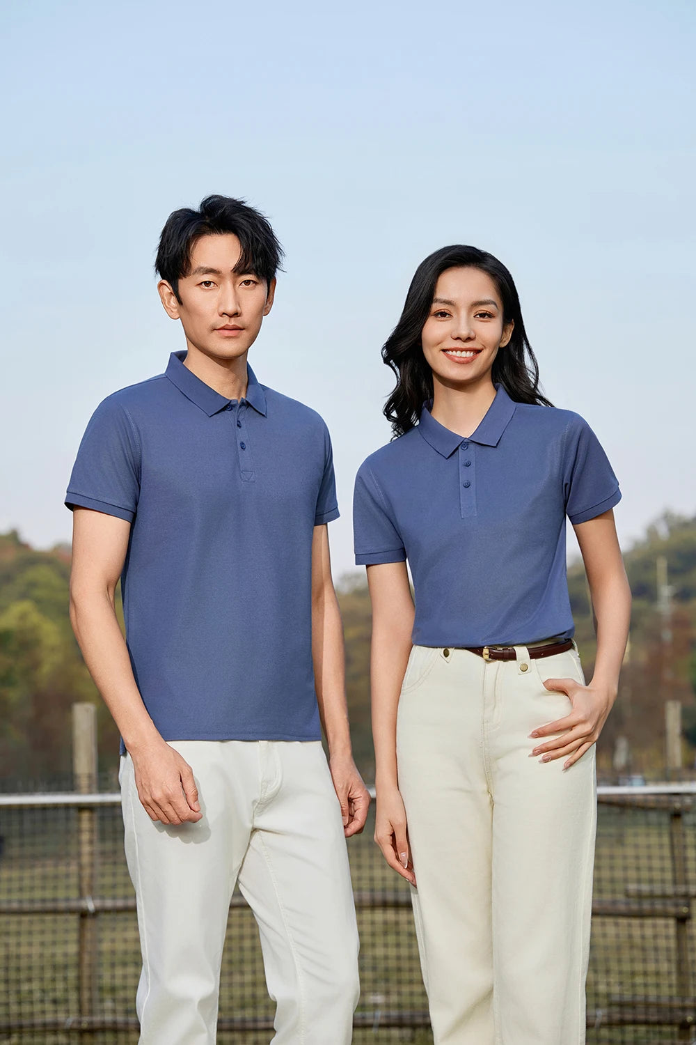 100% Cotton Work Clothes polo shirt custom pure cotton corporate culture short-sleeved T-shirt embroidery printing logo word