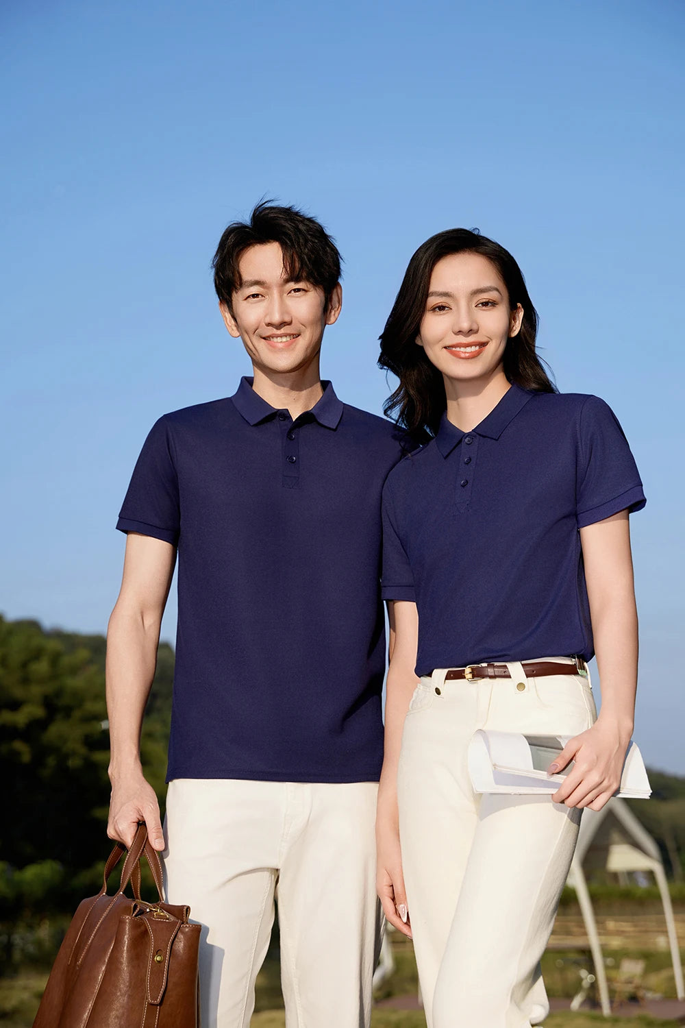 100% Cotton Work Clothes polo shirt custom pure cotton corporate culture short-sleeved T-shirt embroidery printing logo word