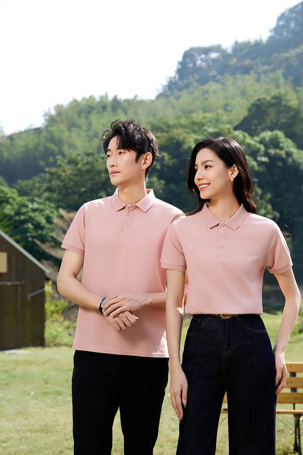 100% Cotton Work Clothes polo shirt custom pure cotton corporate culture short-sleeved T-shirt embroidery printing logo word