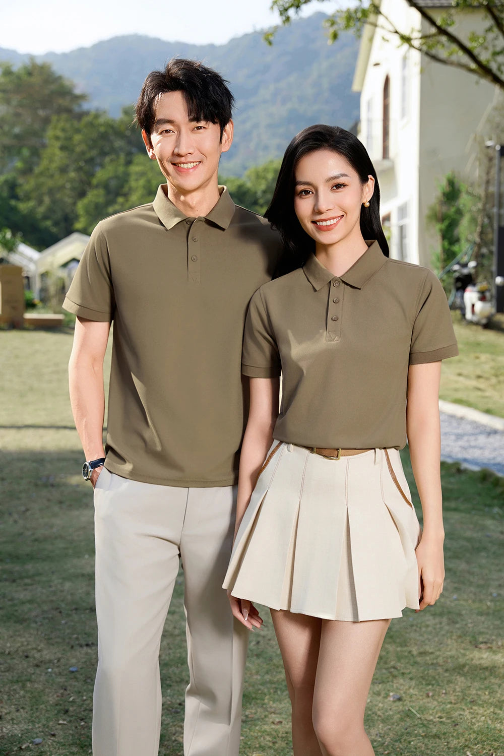 100% Cotton Work Clothes polo shirt custom pure cotton corporate culture short-sleeved T-shirt embroidery printing logo word