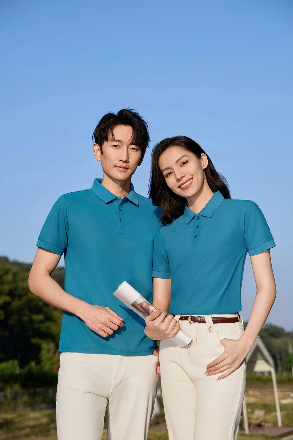 100% Cotton Work Clothes polo shirt custom pure cotton corporate culture short-sleeved T-shirt embroidery printing logo word