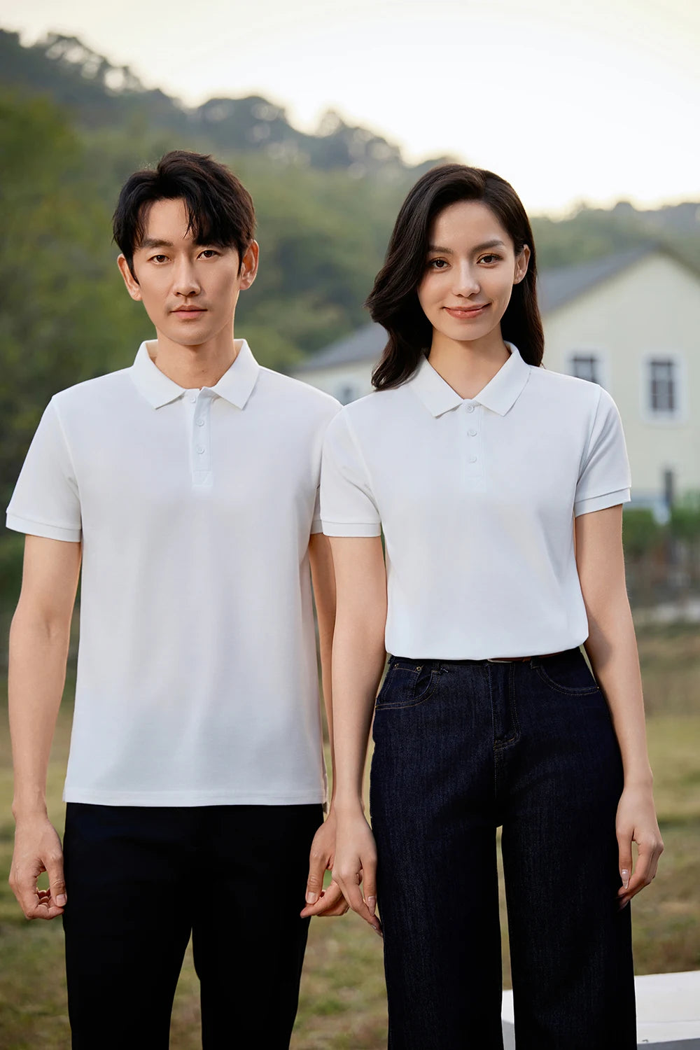 100% Cotton Work Clothes polo shirt custom pure cotton corporate culture short-sleeved T-shirt embroidery printing logo word